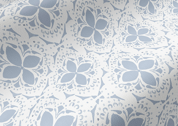 Batik Tile, Parisian Blue - Twist&Fit Roller Blind - Image 4